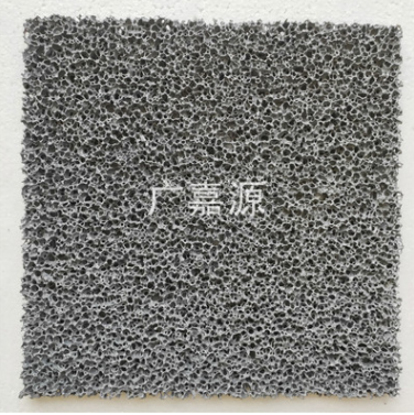 通孔泡沫鋁 隔音降噪、開(kāi)孔發(fā)泡鋁 聲屏障、展廳、裝修裝飾新材料 廣嘉源GJY-AL0800
