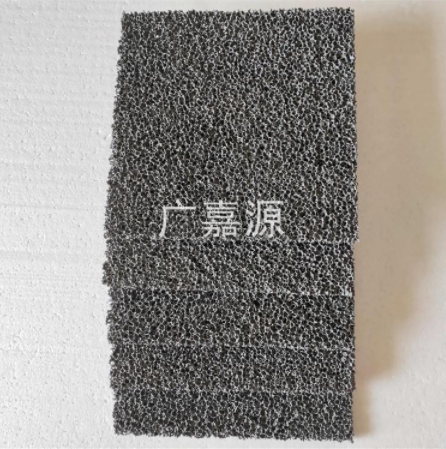 通孔泡沫鋁 吸聲、消聲環(huán)保裝飾新材料 開孔發(fā)泡鋁 廣嘉源GJY-AL0802